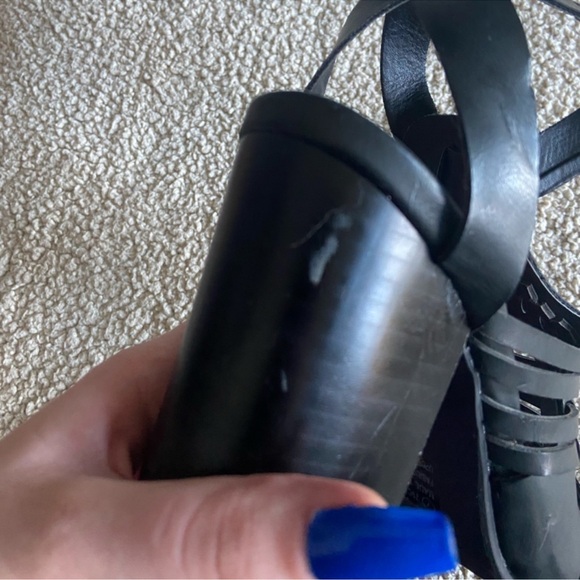 🌸 George 🌸 strappy black heels - Picture 6 of 6